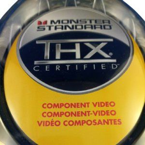 Monster Video Cables Thx Certified  Highest Quality Connection for DVD 4ft